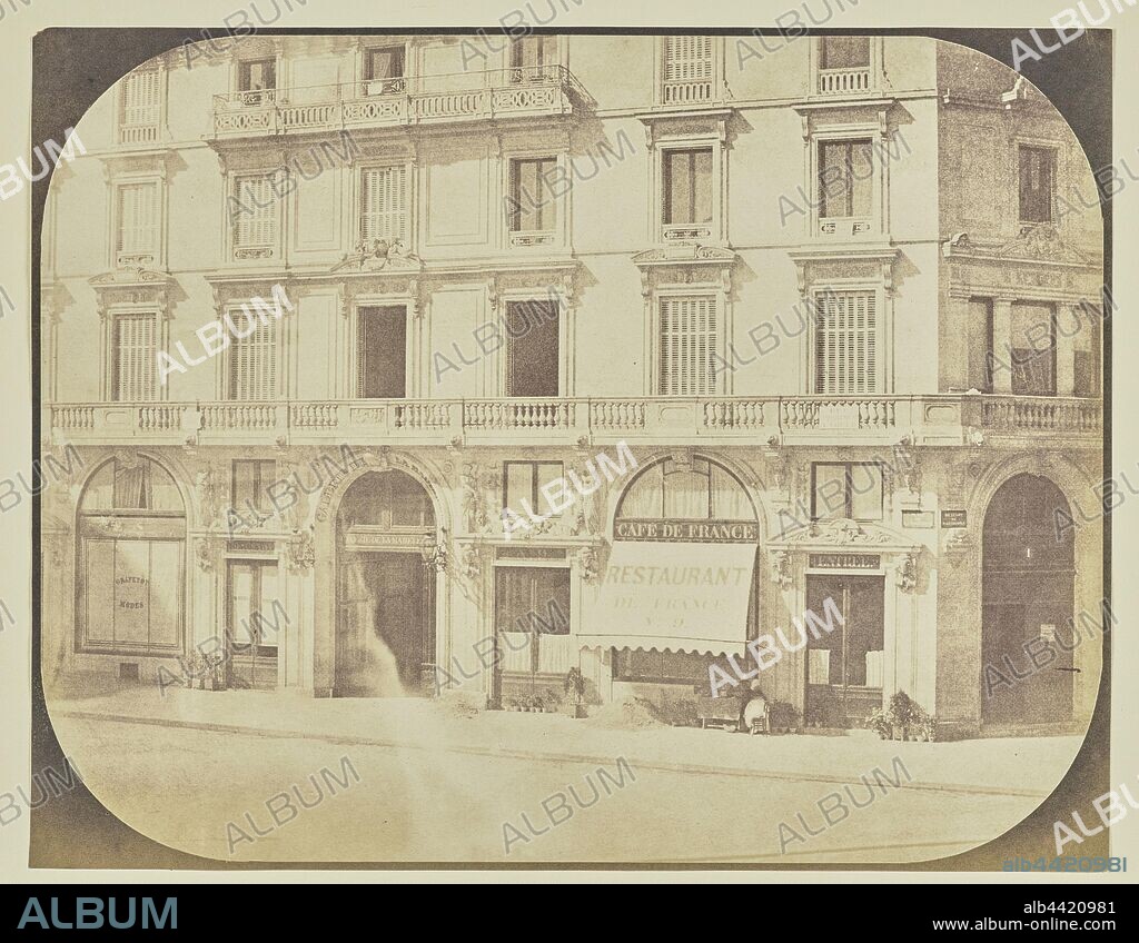 Galerie de la Madeleine, Hippolyte Bayard (French, 1801 - 1887), Paris, France, about 1845–1849, Salted paper print, 19.5 × 25.1 cm (7 11/16 × 9 7/8 in.).