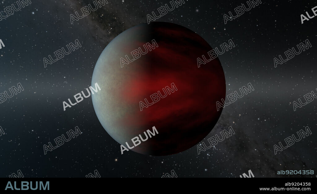 This artwork illustrates the newly-discovered exoplanet HIP 67522 b, which appears to be the youngest hot Jupiter ever found. It orbits a star that is about 17 million years old. Most known hot Jupiters are more than a billion years old. It is located only about 490 light-years from Earth, and is about 10 times the diameter of Earth, or close to that of Jupiter. Its size strongly indicates that it is a gas-dominated planet.
