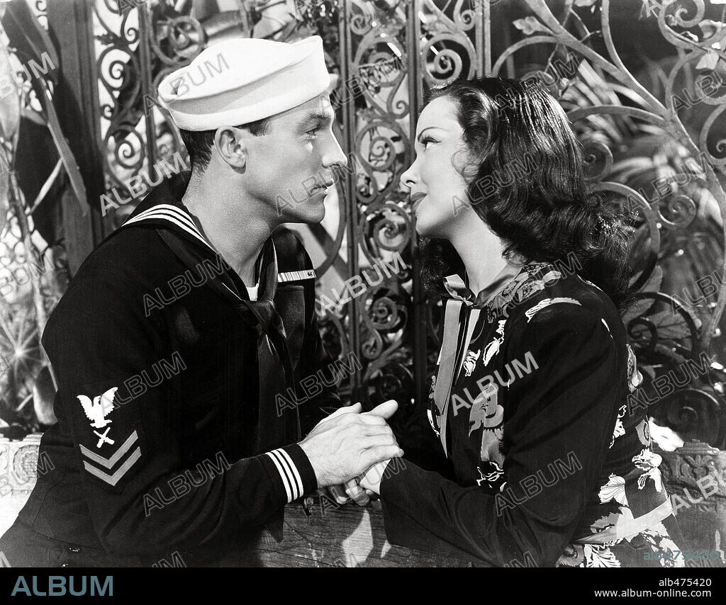 GENE KELLY and KATHRYN GRAYSON in ANCHORS AWEIGH, 1945, directed by GEORGE SIDNEY. Copyright M.G.M.