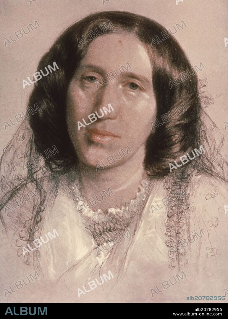 GEORGE ELIOT (1819-1880) SEUDONIMO DE MARY ANNE EVANS - ESCRITORA BRITANICA.