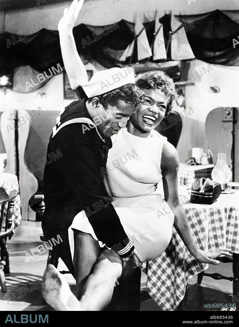 EARTHA KITT and SAMMY DAVIS JR in ANNA LUCASTA, 1959, directed by ARNOLD LAVEN. Copyright UNITED ARTISTS.