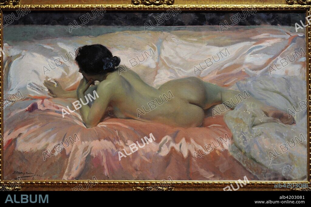 Joaquin Sorolla y Bastida (1863-1923). Spanish painter. Nude Woman, 1902. Private Collection.
