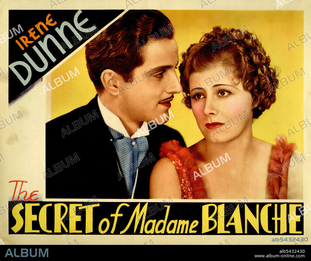 IRENE DUNNE and PHILLIPS HOLMES in THE SECRET OF MADAME BLANCHE, 1933, directed by CHARLES J. BRABIN. Copyright M.G.M.
