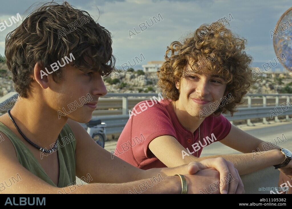 Gabriele Pizzurro and Samuele Segreto in PULSAR CONTENT, 2023 (STRANIZZA D'AMURI). Copyright Ibla FilmFenix EntertainmentRai Cinema.
