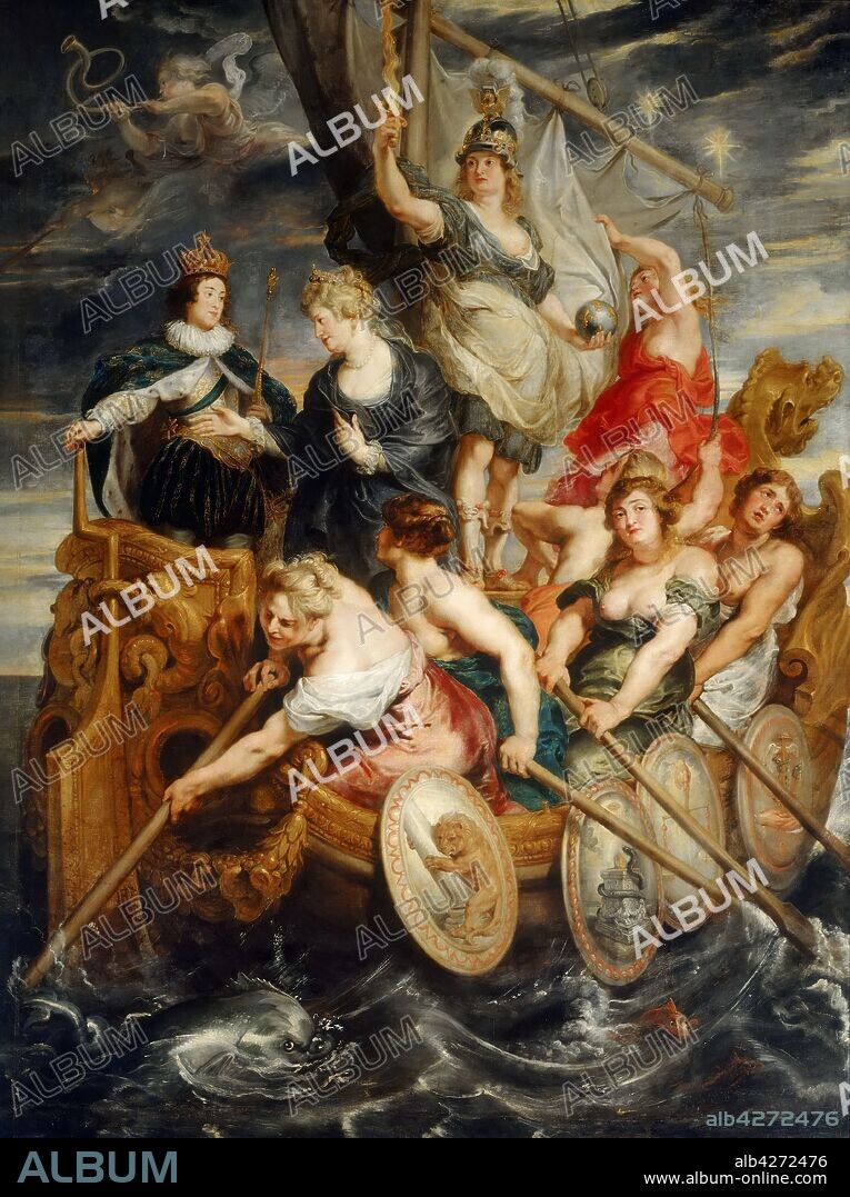 PIETER PAUL RUBENS. The adulthood of Louis XIII. (The Marie de' Medici Cycle).