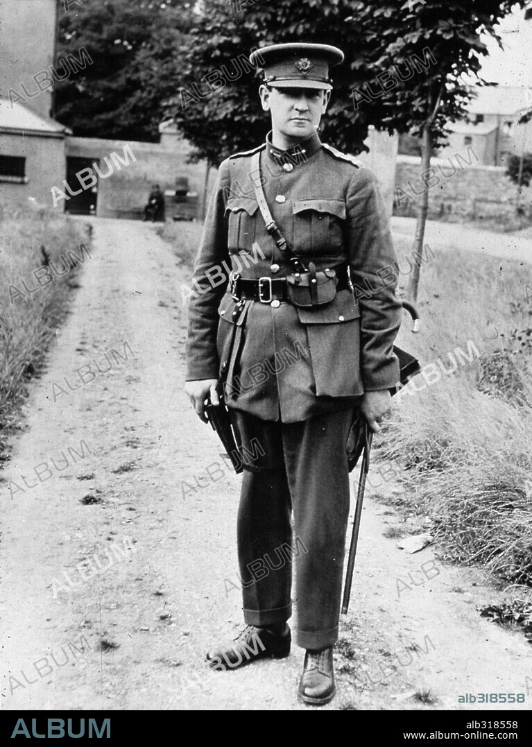 Michael Collins (1890-1922) leader of the Irish Free State in the uniform of Commander-in-chief of the Irish National Forces.