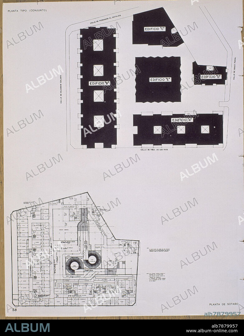 PLANTA DEL CONJUNTO RESIDENCIAL GALAXIA.