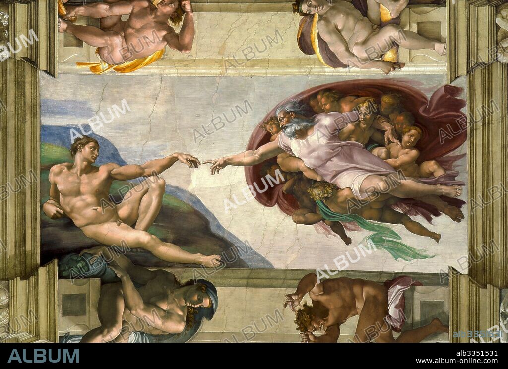 MIGUEL ANGEL. The Creation of Adam.