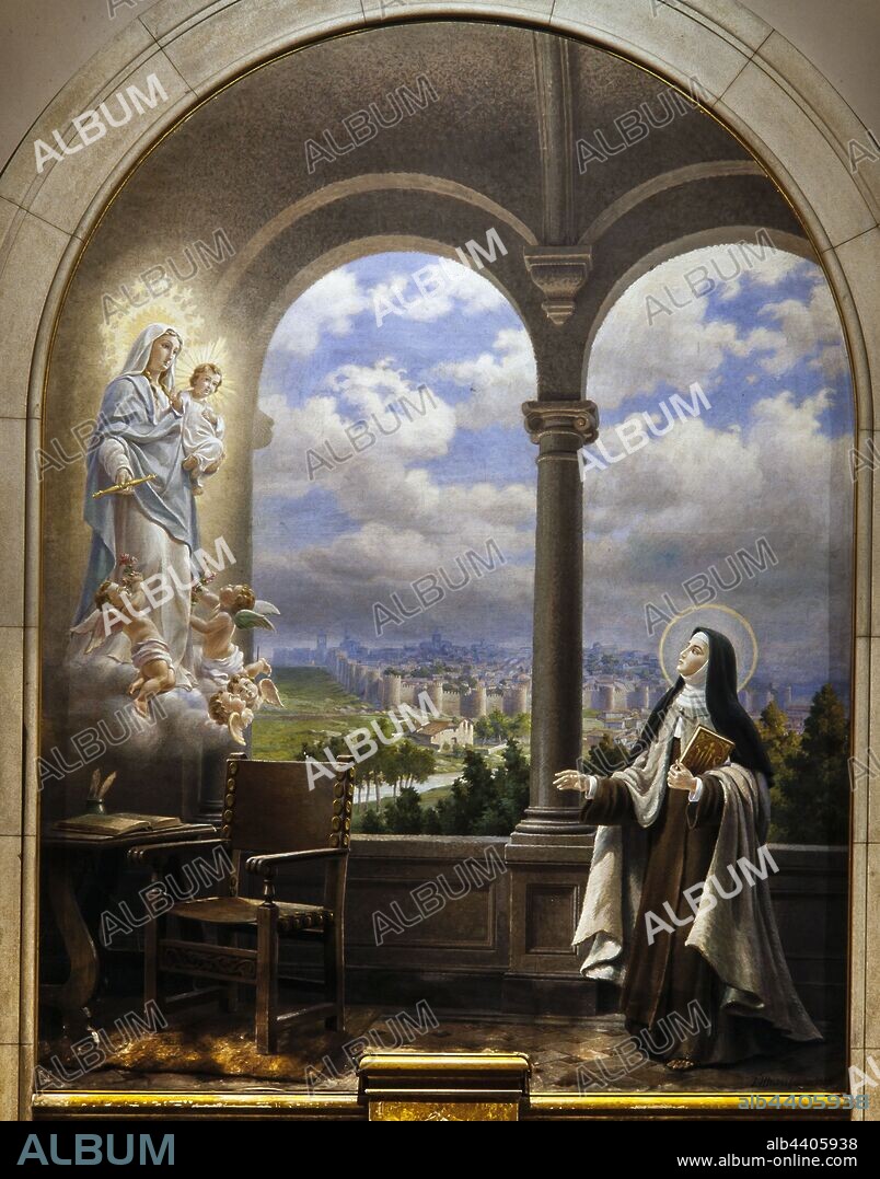 Josep Mestres i Cabanes / Pintura mural de la iglesia de los Redentorista de Barcelona, 1954.