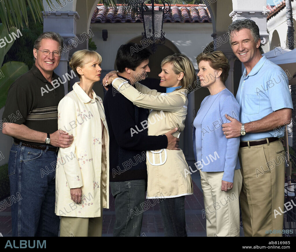 BRUCE BOXLEITNER, KEN MARINO and SHELLEY LONG in FALLING IN LOVE WITH THE GIRL NEXT DOOR, 2006, directed by ARMAND MATROIANNI. Copyright CROWN MEDIA UNITED STATES, LLC/HALLMARK CHANNEL / MACHIN, NELSON.