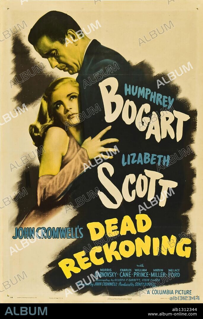 Poster of DEAD RECKONING, 1947, directed by JOHN CROMWELL. Copyright COLUMBIA PICTURES.