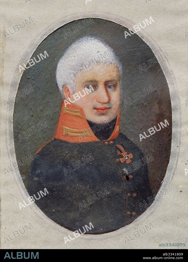 RUSSIAN MASTER. Portrait of the poet Anton Antonovich Delvig (1798-1831).