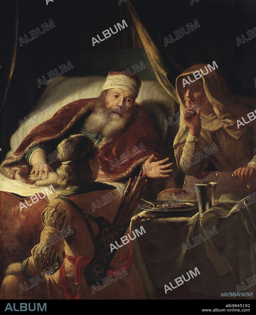 ABRAHAM VAN DYCK. Isaac Blessing Jacob, Unknown date.
