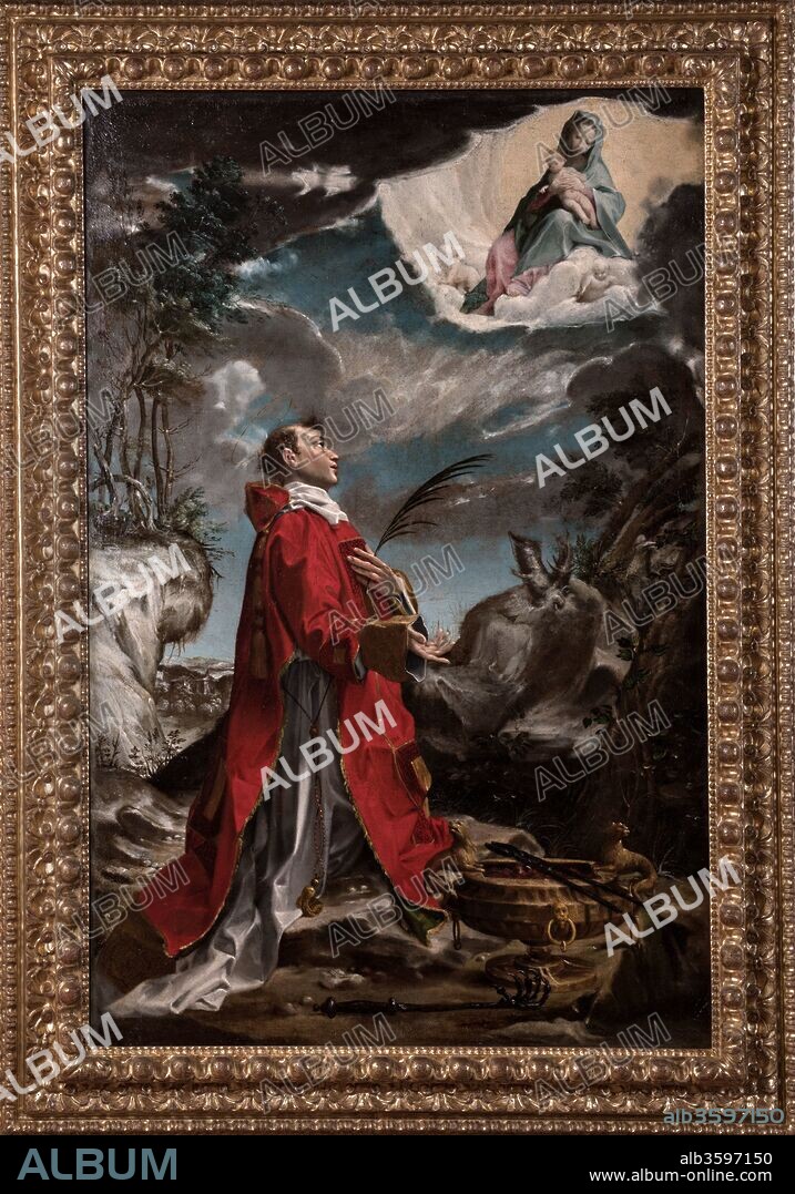 LODOVICO CARRACCI. Fantastic Vision of Saint Vincent.