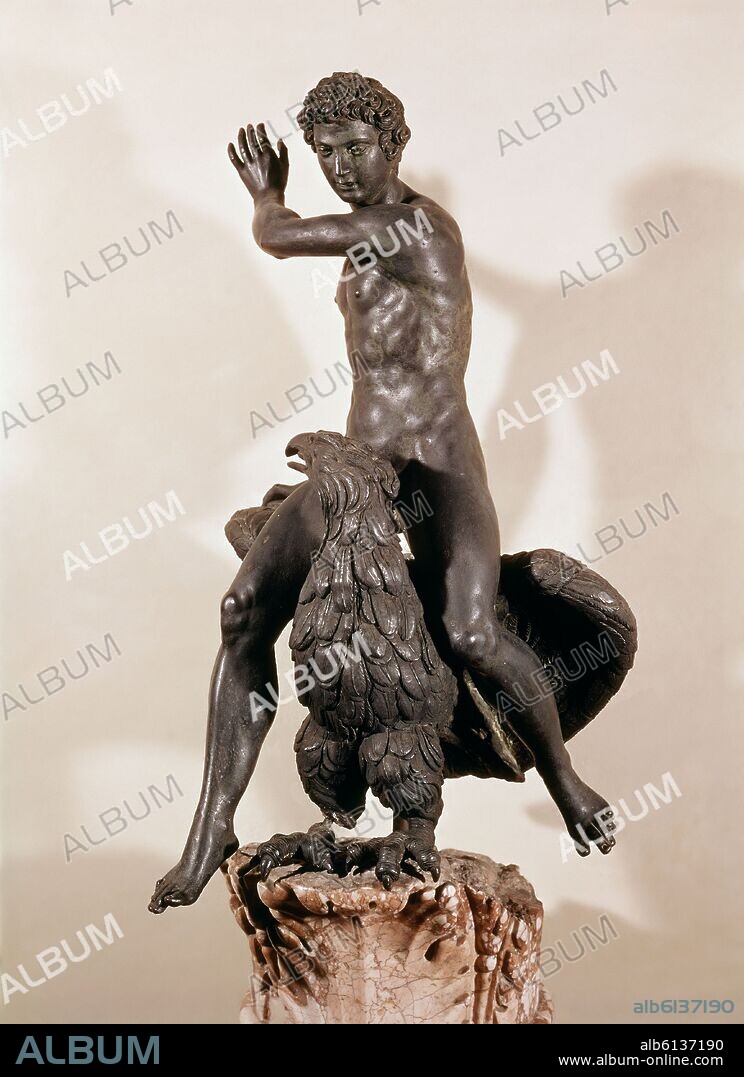 BENVENUTO CELLINI (1500-1571). RAPTO DE GANIMEDES - S XVI - RENACIMIENTO ITALIANO.