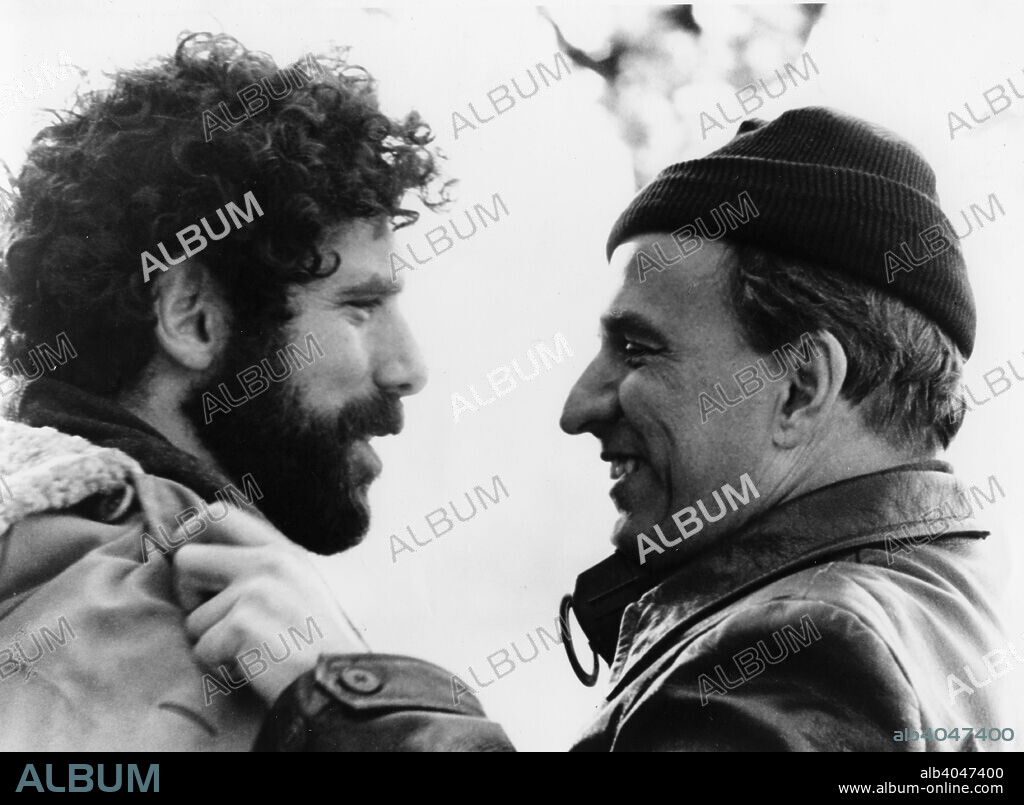 Ingmar Bergman (1918- ), Swedish Film maker, and Elliott Gould (1938- ), American actor, 1970. Elliott Gould was the star of Bergman's first English language film 'The Touch'.