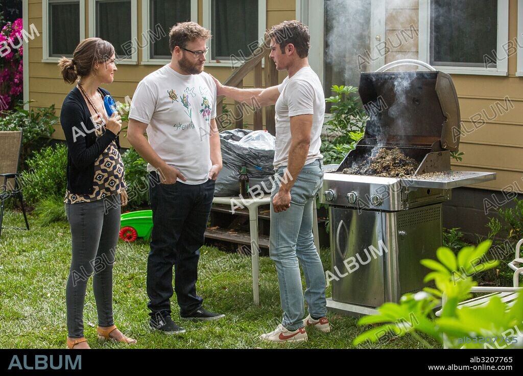ROSE BYRNE, SETH ROGEN y ZAC EFRON en MALDITOS VECINOS 2, 2016 (NEIGHBORS 2: SORORITY RISING), dirigida por NICHOLAS STOLLER. Copyright GOOD UNIVERSE/POINT GREY PICTURE.