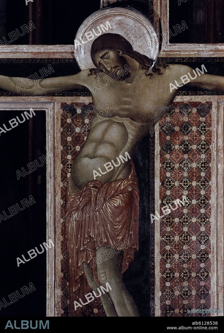 CENNI DI PEPO (1240-1302) CIMABUE. CRUCIFIXION (DETALLE) - 1260 - GOTICO ITALIANO - DUOCENTO.