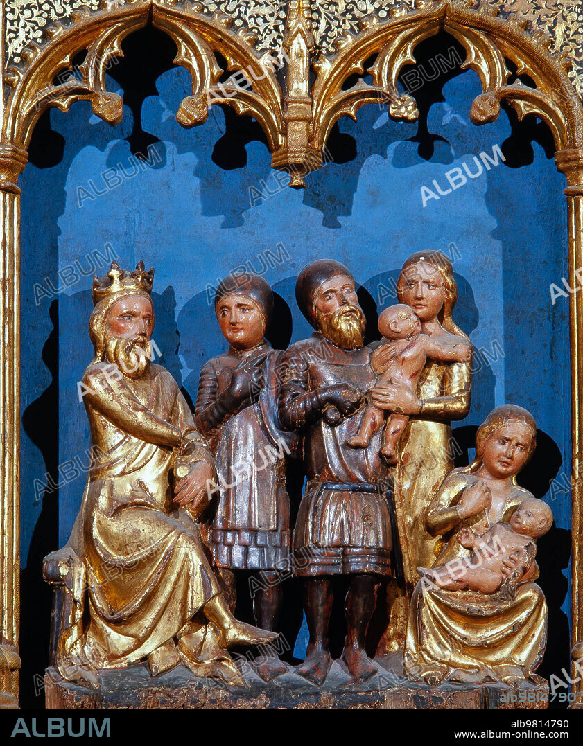 Retablo dedicado a la Virgen de la Estrella. Altar mayor, Catedral de Tortosa. 1351.