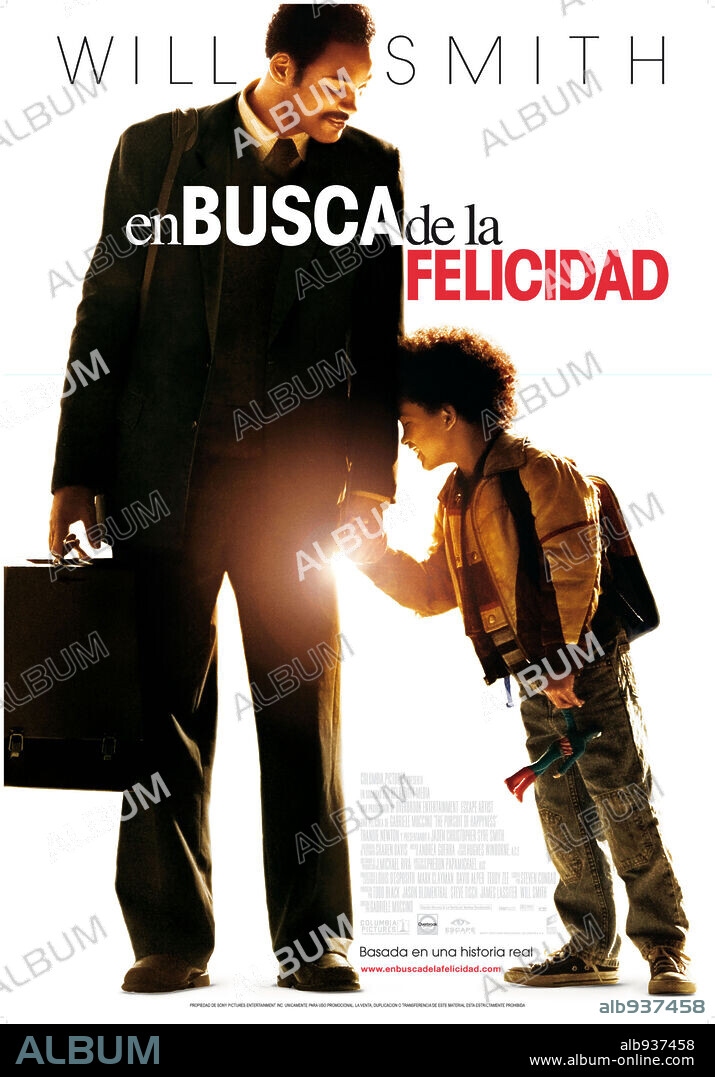 Poster de EN BUSCA DE LA FELICIDAD, 2006 (THE PURSUIT OF HAPPYNESS), dirigida por GABRIELE MUCCINO. Copyright OVERBOOK ENTERTAINMENT/ESCAPE ARTISTS/COLUMBIA PICTURES CORP.