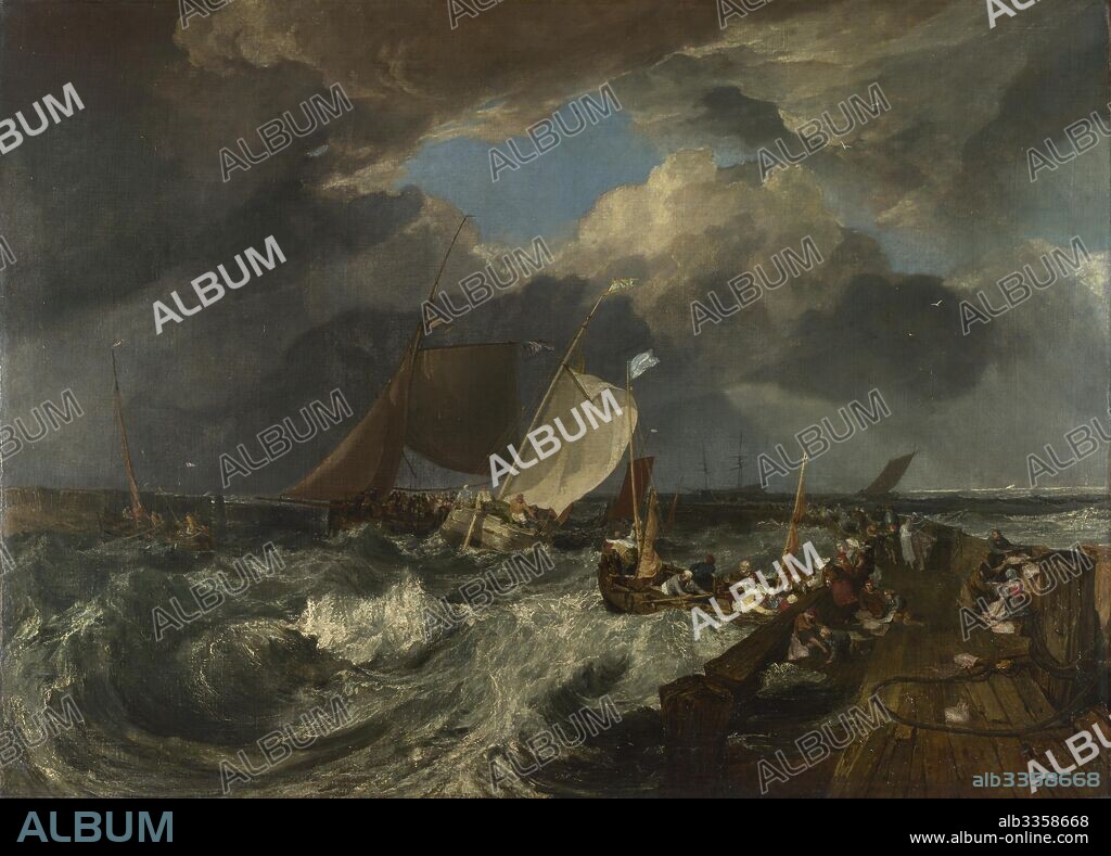 JOSEPH MALLORD WILLIAM TURNER. Calais Pier.