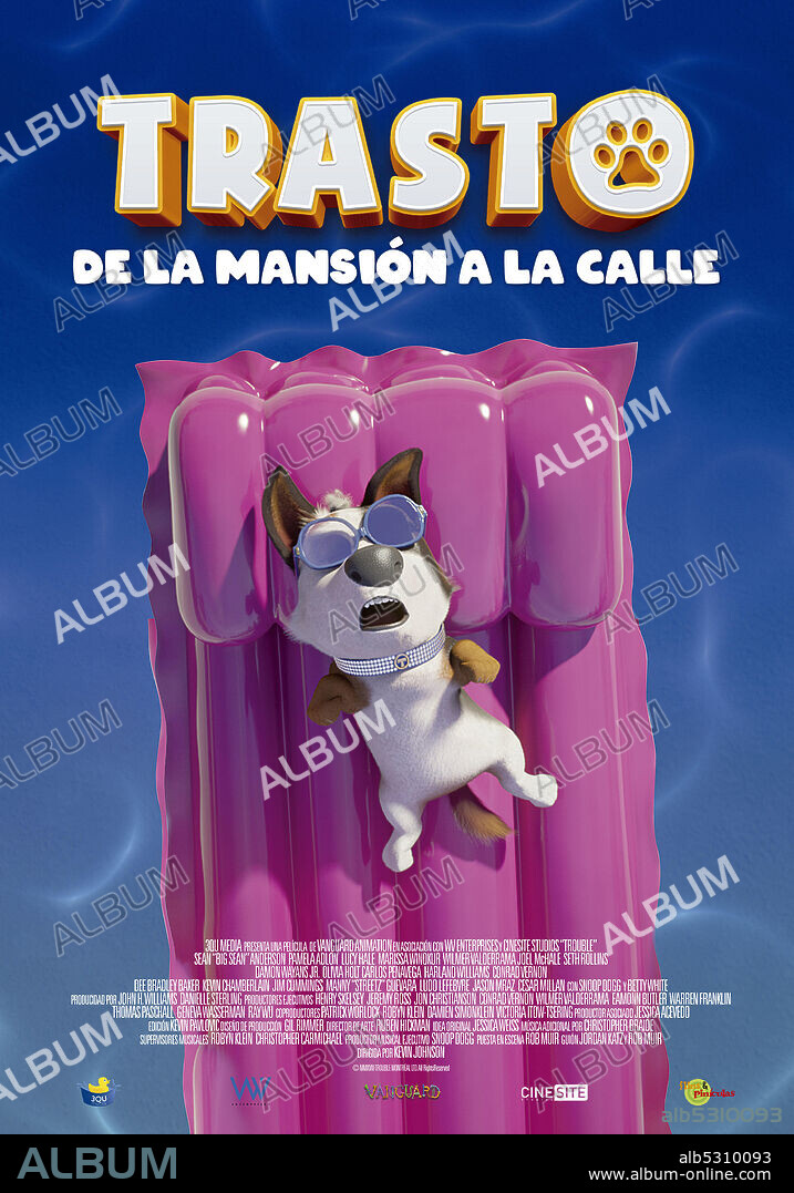 Poster de TRASTO. DE LA MANSION A LA CALLE, 2019 (TROUBLE), dirigida por KEVIN JOHNSON. Copyright VANGUARD ANIMATION.