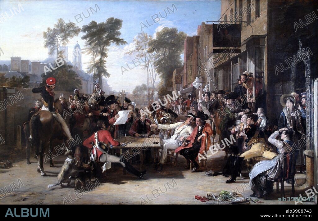 'The Chelsea Pensioners Reading the Waterloo Despatch', 1822. Painting in Apsley House, London.