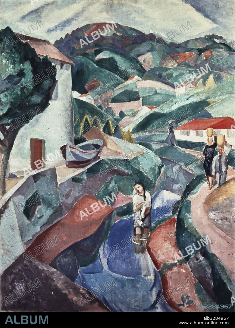 DANIEL VÁZQUEZ DÍAZ. Alegría del campo vasco, 1920.