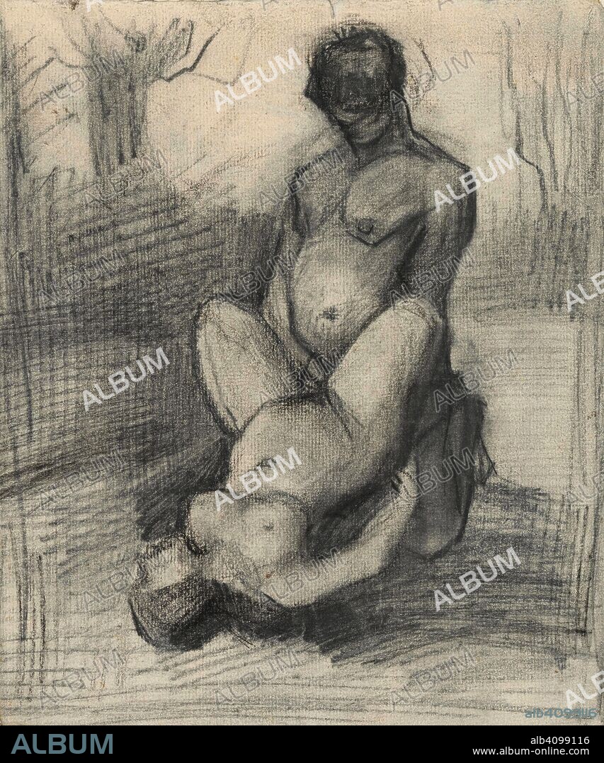VINCENT VAN GOGH. Couple Making Love. Date: March-May 1886, Paris. Dimensions: 26.6 cm x 22.1 cm.