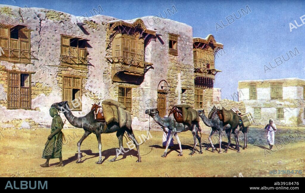 Yanbu, Medina, Arabia, c1924. Yanbu (Yembo) is a port city on the Red Sea coast of Saudi Arabia. A print from Countries of the World, edited by JA Hammerton, first volume, The Fleetway House, London, c1924.