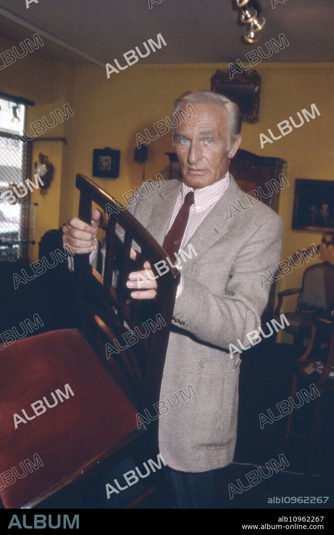 German actor Anton Diffring, Germany 1980s.