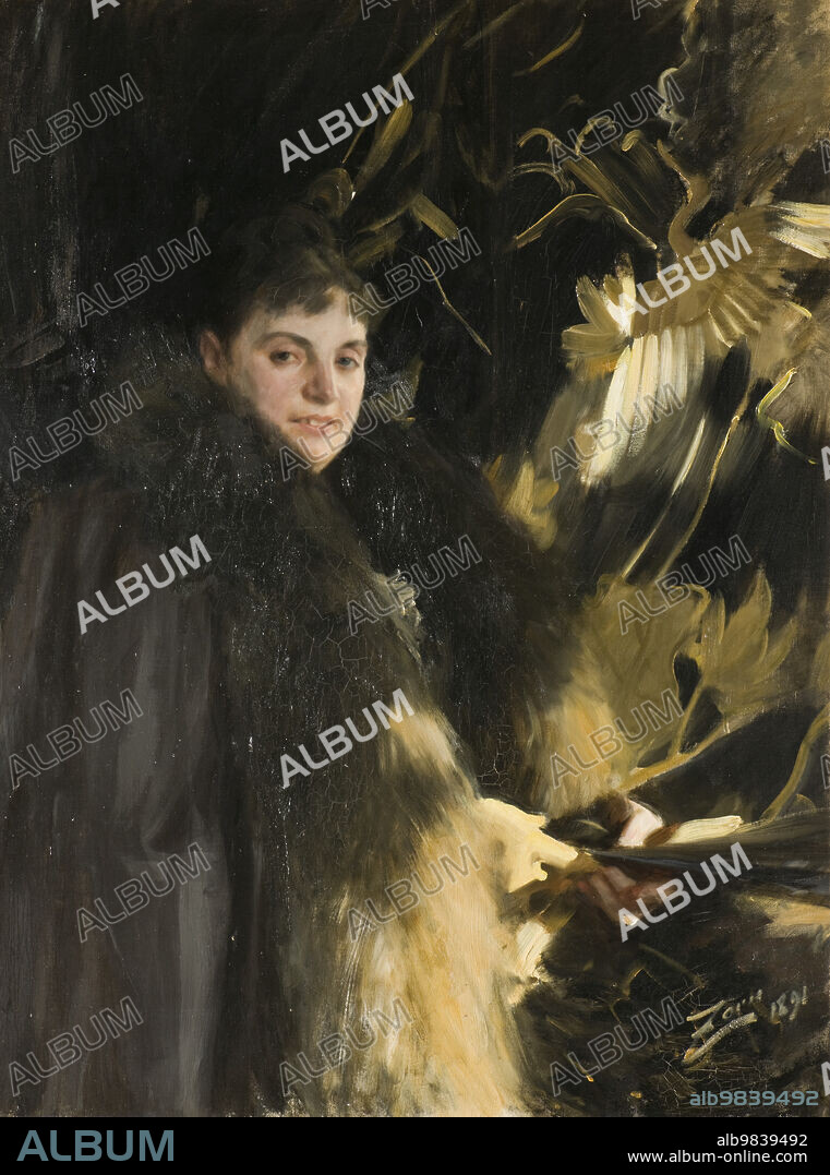 ANDERS LEONARD ZORN. Mrs Veronica Heiss, 1891.