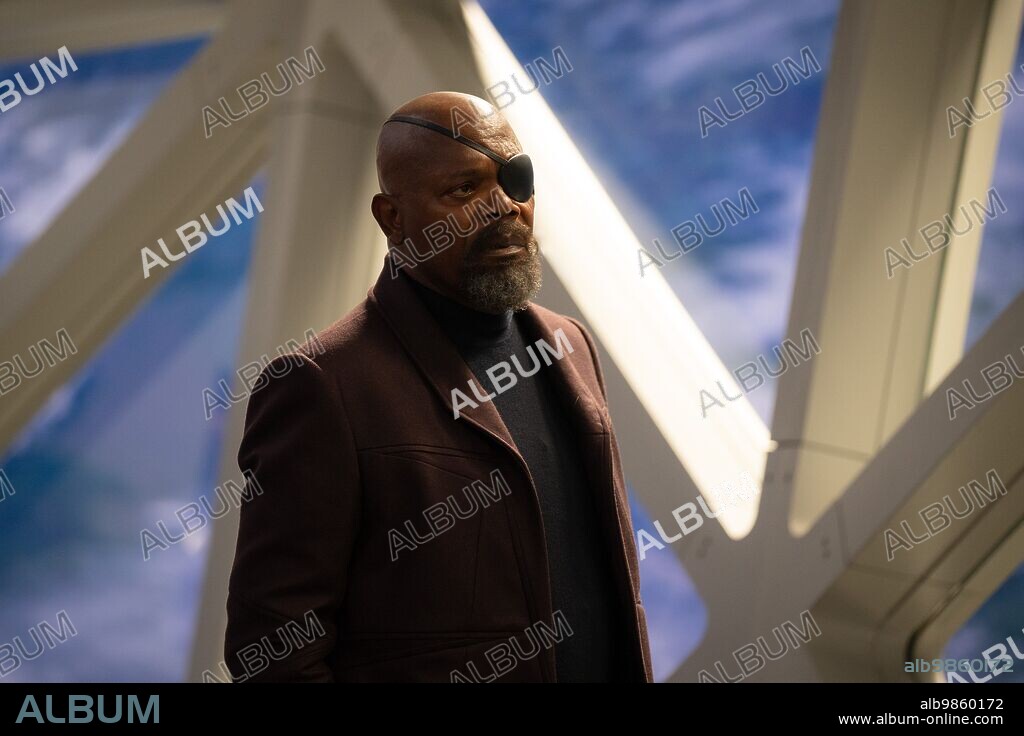 SAMUEL L. JACKSON in THE MARVELS, 2023, directed by NIA DACOSTA. Copyright MARVEL STUDIOS.