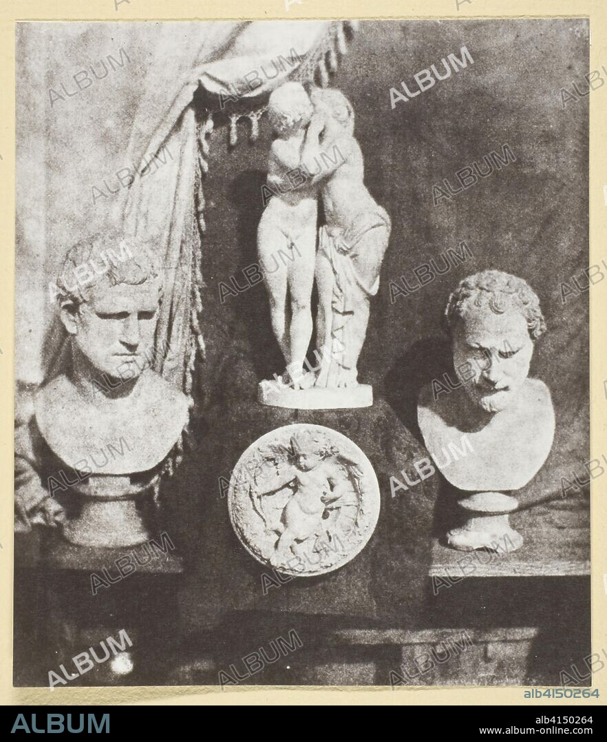 Sculptures. Hippolyte Bayard; French, 1801-1887. Date: 1839-1840. Dimensions: 20.3 × 17.7 cm (image/paper/mount). Gelatin silver print, No. 3 from the portfolio "Bayard: XXV Calotypes, 1842-1850" (1965), edition 14/50. Origin: France.