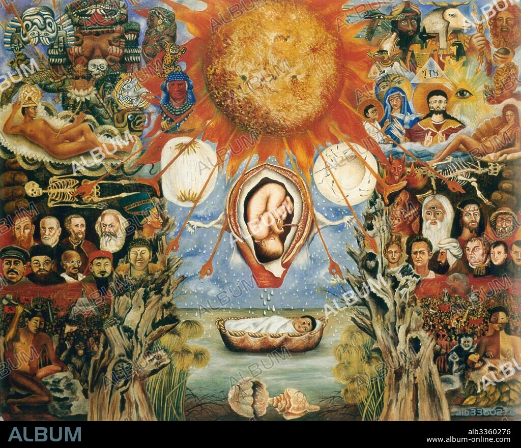 FRIDA KAHLO. Moses Or The Nuclear Sun.