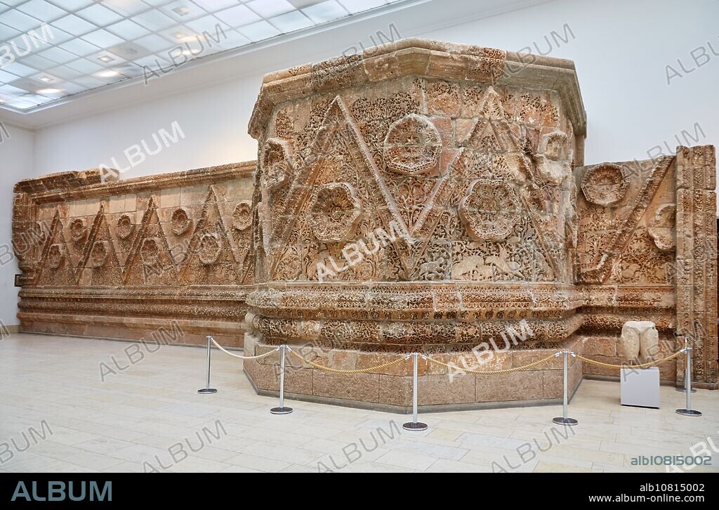 Palace of Mshatta, Jordanian, Pergamon Museum, Berlin, Germany.