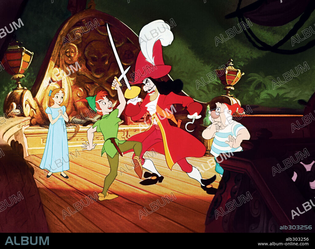 PETER PAN, 1953, directed by HAMILTON LUKE and WILFRED JACKSON. Copyright WALT DISNEY PRODUCTIONS.