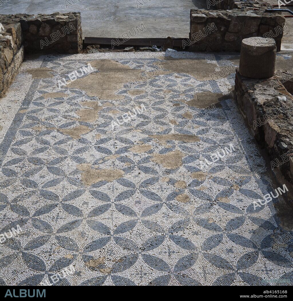 VILLA ROMANA TORRE LLAUDER,MATARO. MOSAICO.