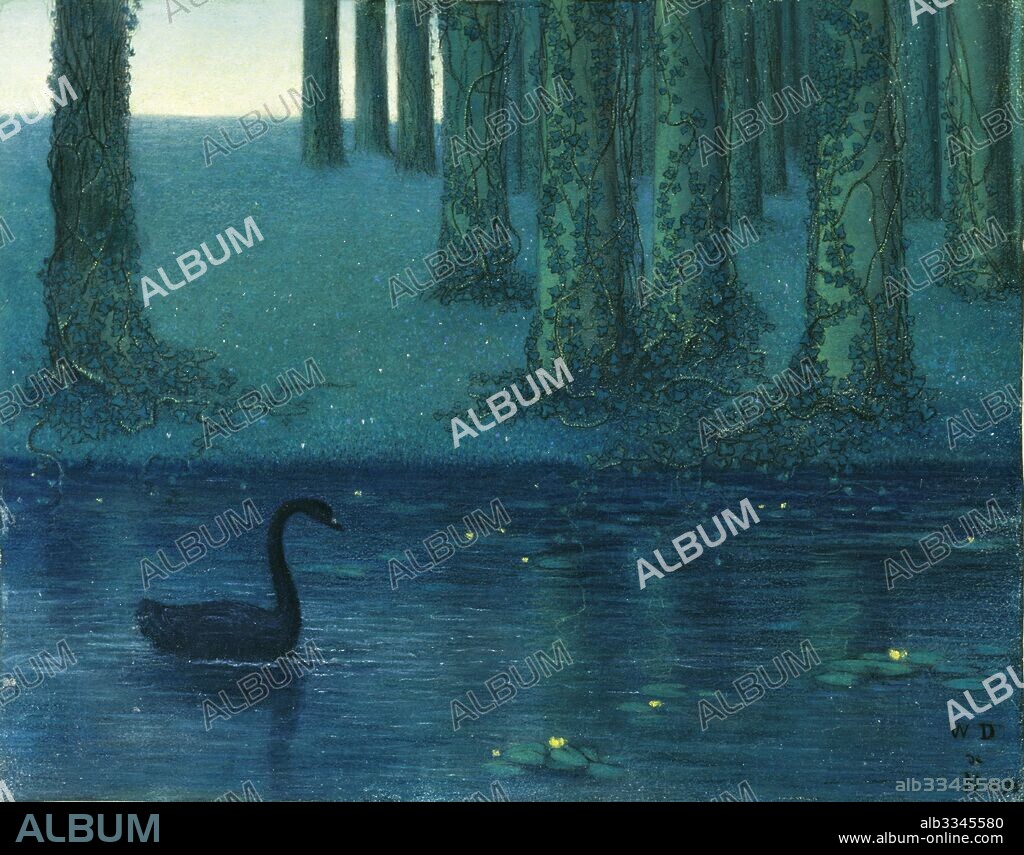 WILLIAM DEGOUVE DE NUNCQUES. The black swan.