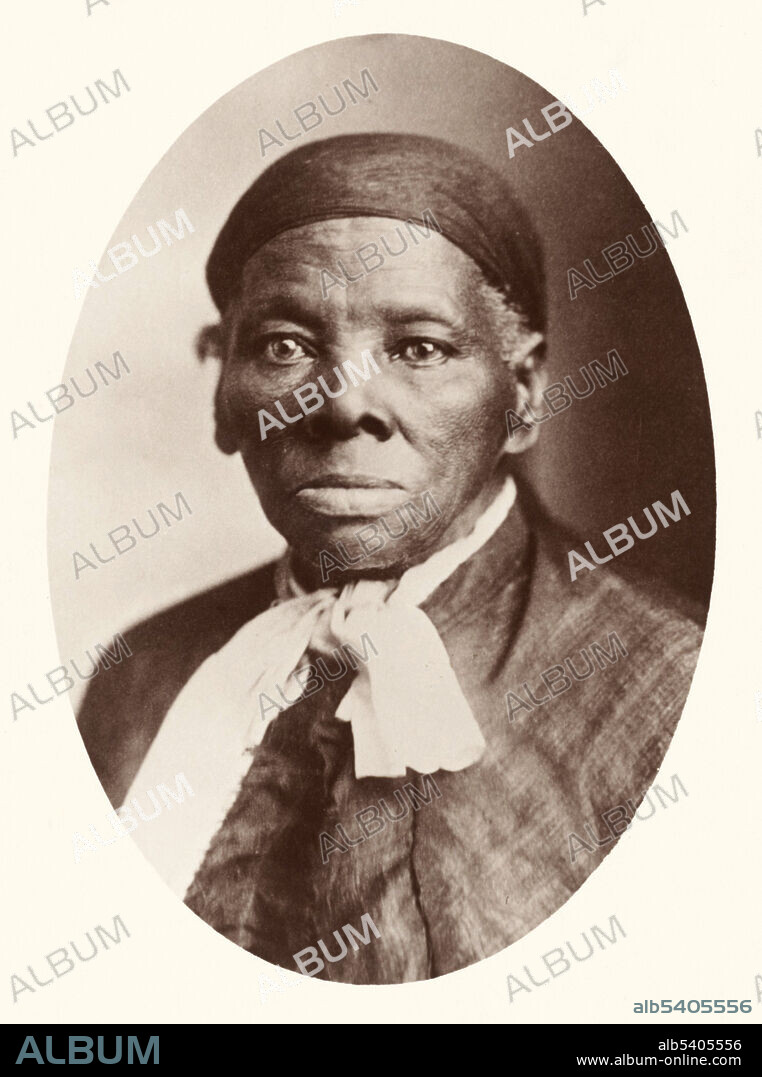 Harriet Tubman (1822-1913), an American abolitionist and political activist. Born a slave, Tubman escaped to Philadelphia, then returned to Maryland to rescue her family. Using the Underground Railroad she rescued about 70 people, family and friends. Tubman met the abolitionist John Brown in 1858, and helped him plan and recruit supporters for the raid on Harpers Ferry. When the Civil War began, Tubman worked for the Union Army, first as a cook and nurse, and then as an armed scout and spy. The first woman to lead an armed expedition in the war, she guided the raid at Combahee Ferry, which liberated more than 700 slaves. Photographed in 1908.