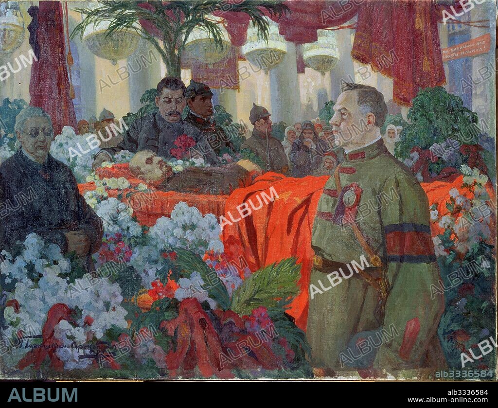 IVAN SILYCH GORYSHKIN-SOROKOPUDOV. Lenin's funeral ceremony.