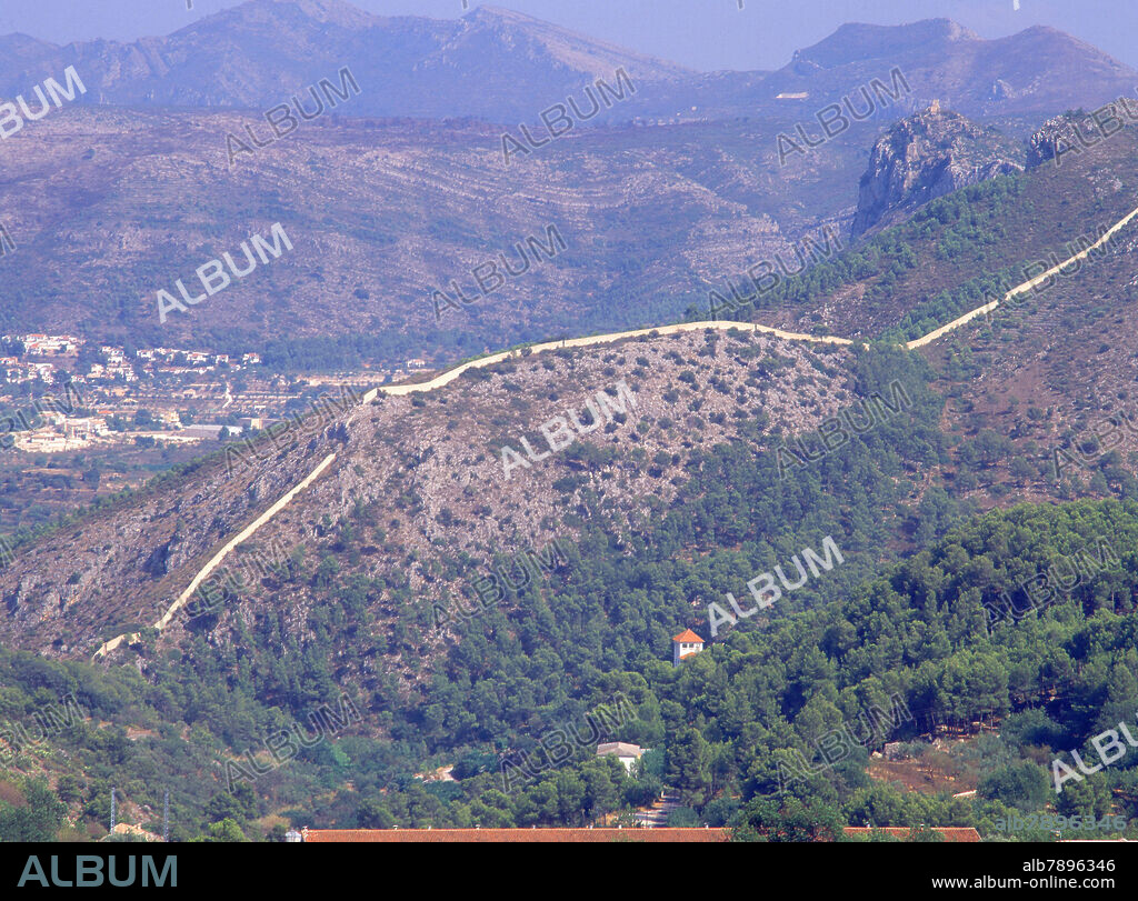 MURALLA DEL SANATORIO O LEPROSERIA DE FONTILLES.