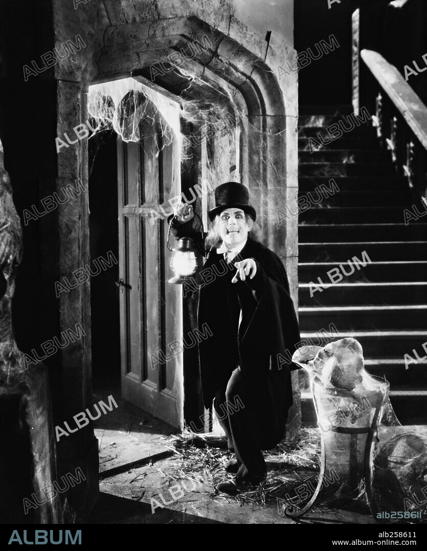 LON CHANEY en LA CASA DEL HORROR, 1927 (LONDON AFTER MIDNIGHT), dirigida por TOD BROWNING. Copyright M.G.M.