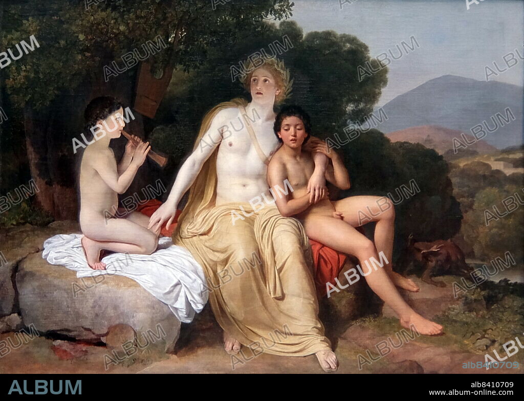 Apollo, Hyacinth and Cypress making music and singing, by A. A. Ivanov. Alexander Andreyevich Ivanov (July 16, 1806 - July 3, 1858) was a Russian painter who adhered to the waning tradition of Neoclassicism.
