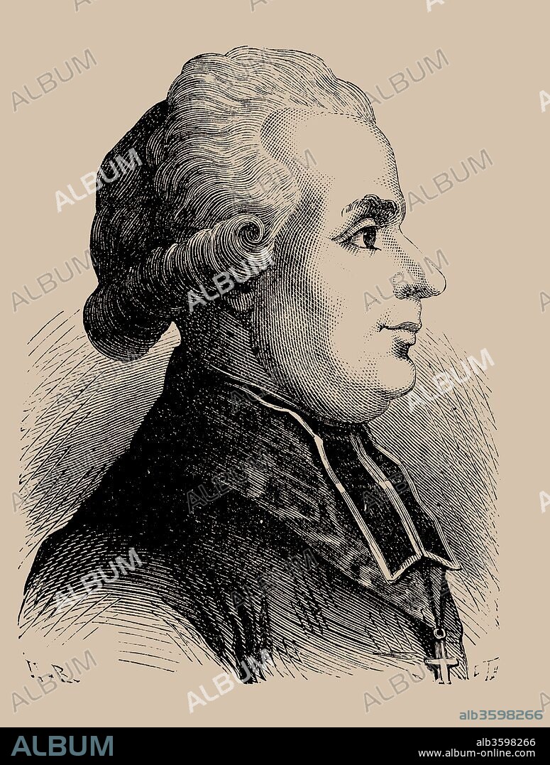 ANONIMO. Antoine-Adrien Lamourette (1742-1794).