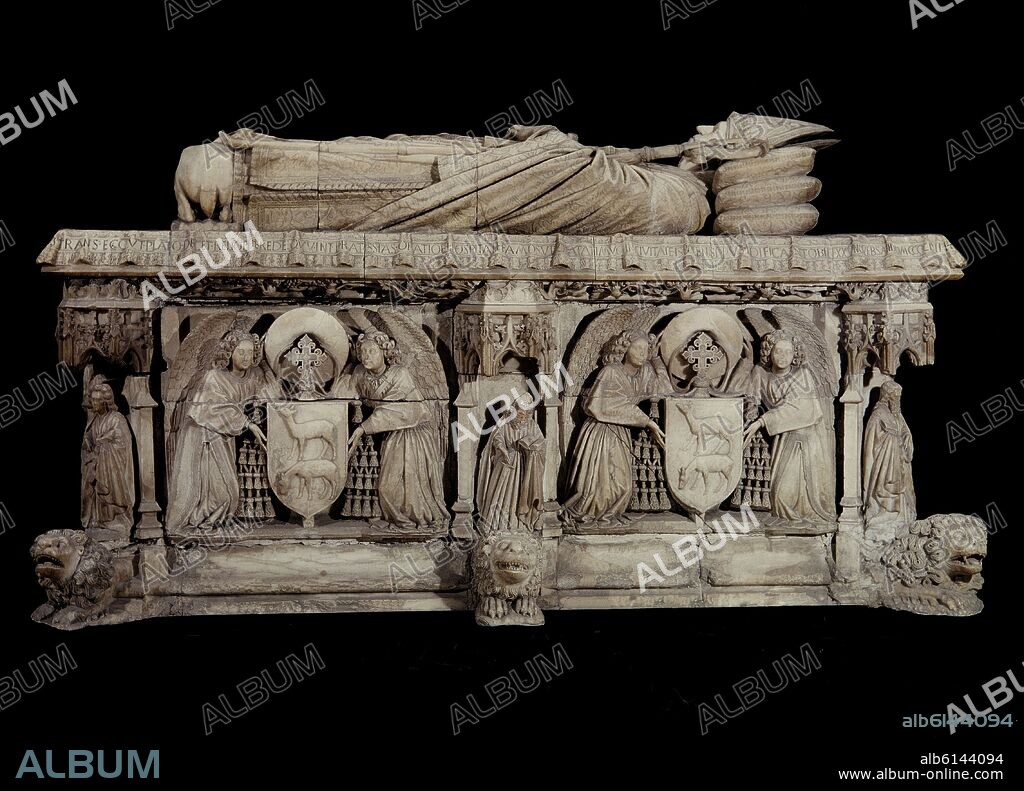 LORENZO MERCADANTE DE BRETAÑA. CAPILLA DE SAN HERMENEGILDO - SEPULCRO DEL CARDENAL CERVANTES - 1453.