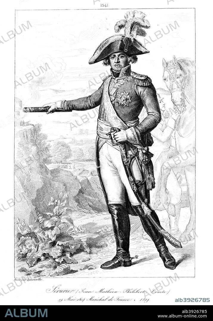 Jean Mathieu Philibert Serurier (1742-1819), Marshal of France, 1839.