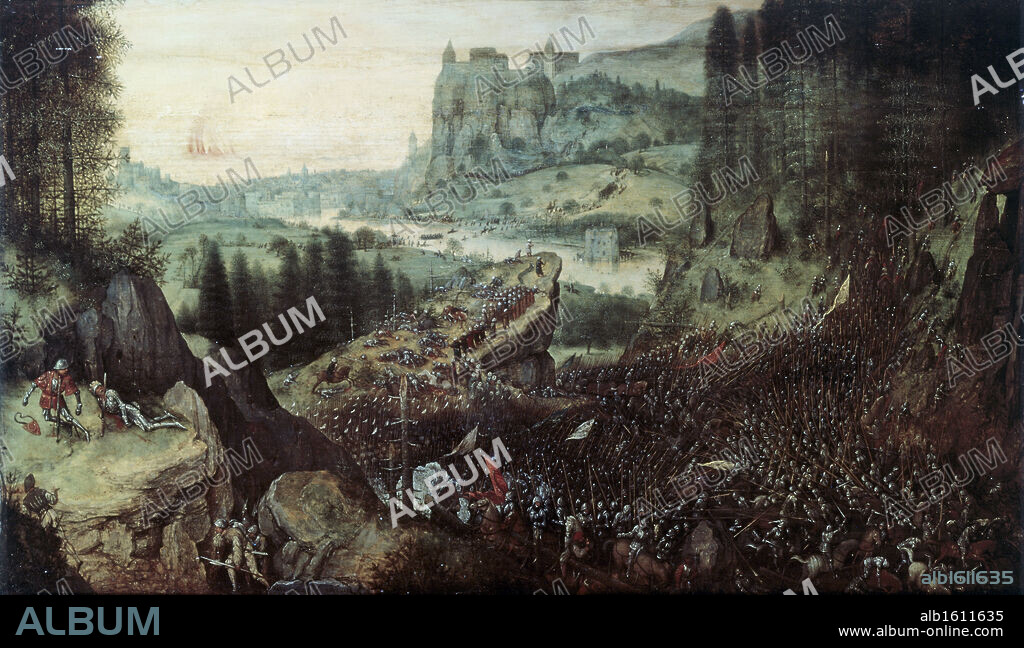 The Suicide of Saul  Pieter Bruegel the Elder (ca.1525-1569/Flemish)  Oil on Wood Panel  Kunsthistorisches Museum, Vienna, Austria.