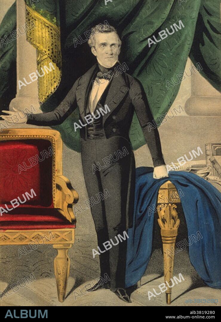 James Knox Polk (November 2, 1795 - June 15, 1849) was the 11th President of the USA (1845-49). A Democrat, Polk served as the 17th Speaker of the House of Representatives (1835-39) and Governor of Tennessee (1839-41). He was the last strong pre-Civil War president, and the earliest of whom there are surviving photographs taken during a term in office. He is noted for his foreign policy successes. He threatened war with Britain over the issue of which nation owned the Oregon Country. When Mexico rejected American annexation of Texas, he led the nation to a sweeping victory in the Mexican-American War. He secured passage of the Walker tariff of 1846, which had low rates that pleased his native South, and he established a treasury system that lasted until 1913. He oversaw the opening of the US Naval Academy and the Smithsonian Institution, the groundbreaking for the Washington Monument, and the issuance of the first postage stamps in the US. He promised to serve only one term and did not run for reelection. He died of cholera three months after his term ended at the age of 53. Polk has been called the "least known consequential president" of the United States.