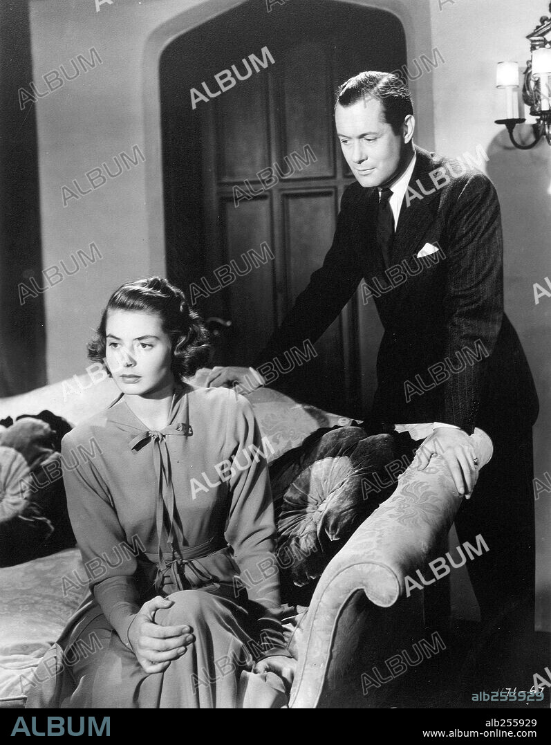 INGRID BERGMAN and ROBERT MONTGOMERY in RAGE IN HEAVEN, 1941, directed by W. S. VAN DYKE. Copyright M.G.M.
